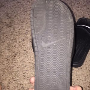 nike slides with back